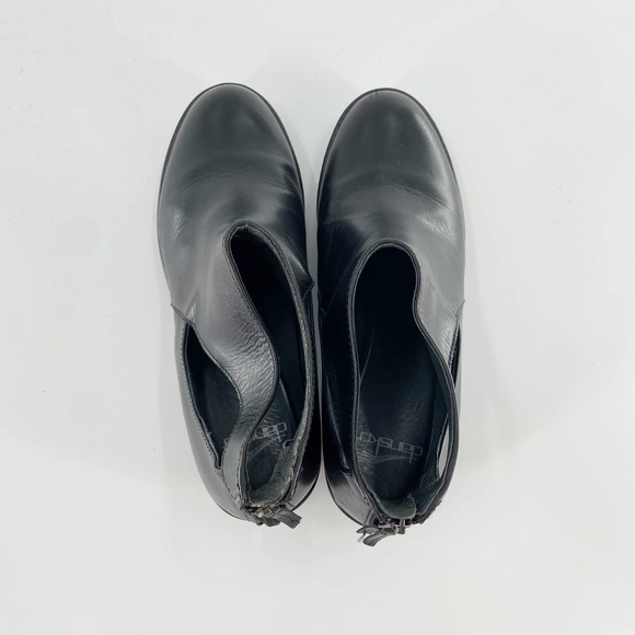 Dansko Black Bonita Cutout Back Zip Block Heel Booties Size EU 41 - Picture 9 of 14